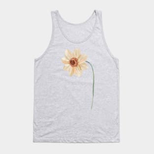 Creme Dahlia Sprig Tank Top